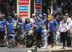 Jordi Viladoms à l'arrivée du Dakar en 2011